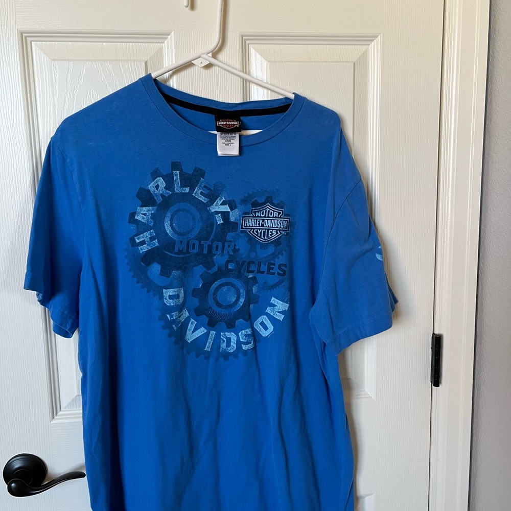 Harley-Davidson Gear Graphic Blue Tee